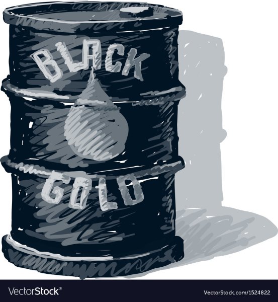 Бочки с нефтью мультяшные