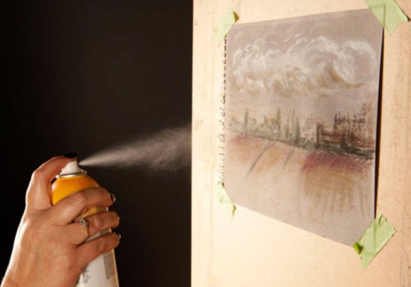 Лак для пастели