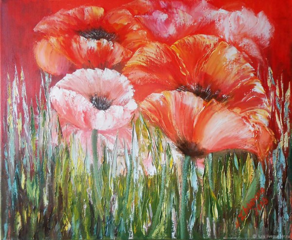 Картина "маки" художника Тюриховой Натальи