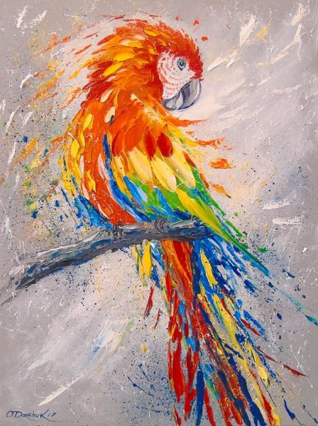 Рисунки красками