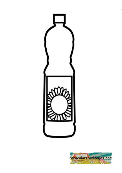 Масло подсолнечное раскраска