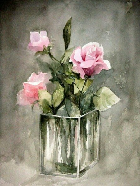 Кацура Елена художник цветы