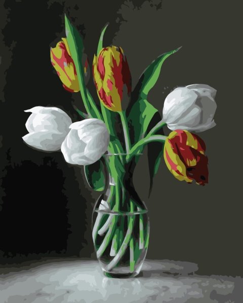 Орхидеи художник Pieter Wagemans