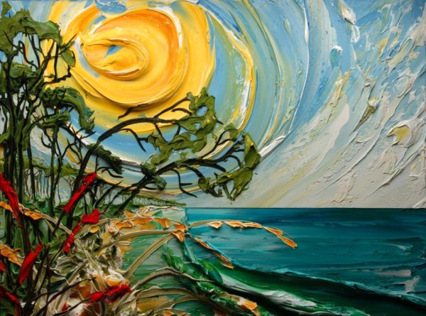 Объемная живопись Джастина Геффри