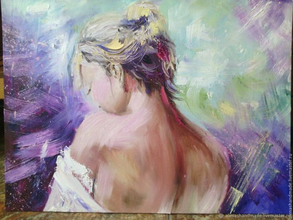 Картина выполненная красками