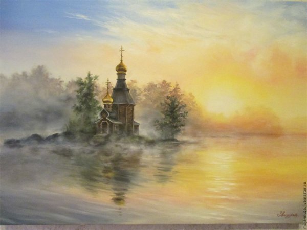 Картины: храм Андрея Первозванного на Вуоксе