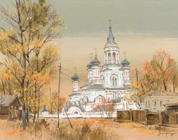 Лобарева Вероника художник картины старый Иркутск