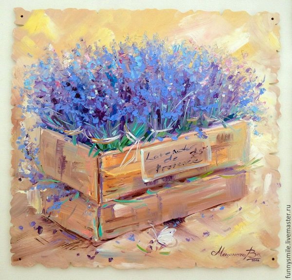 Картины маслом в стиле Прованс мастихин