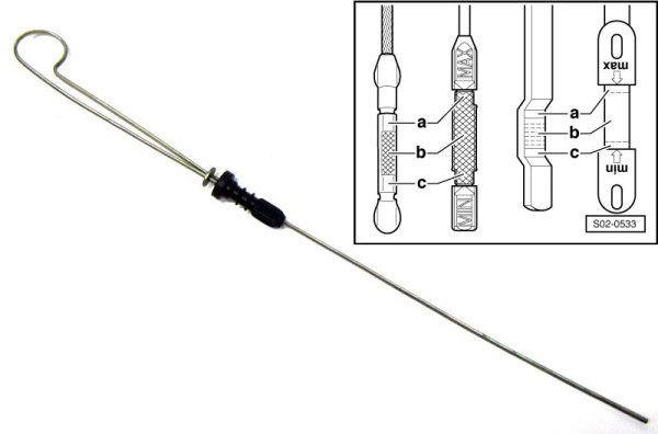 Щуп масляный ВАЗ 2112 min Max