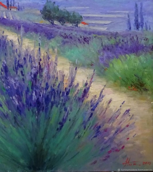 Клод Моне Лаванда