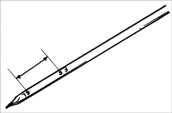 Щуп уровня масла Хундай Санта Фе 2,2