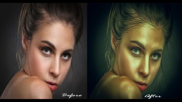 Эффект масляной живописи