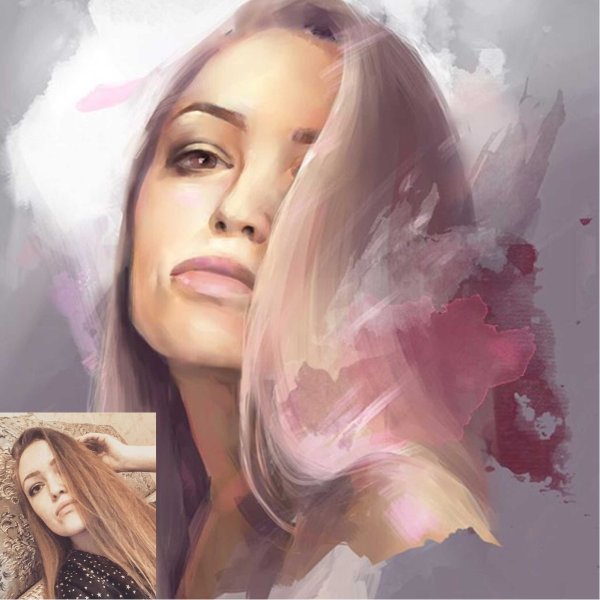 Эффект масляной живописи