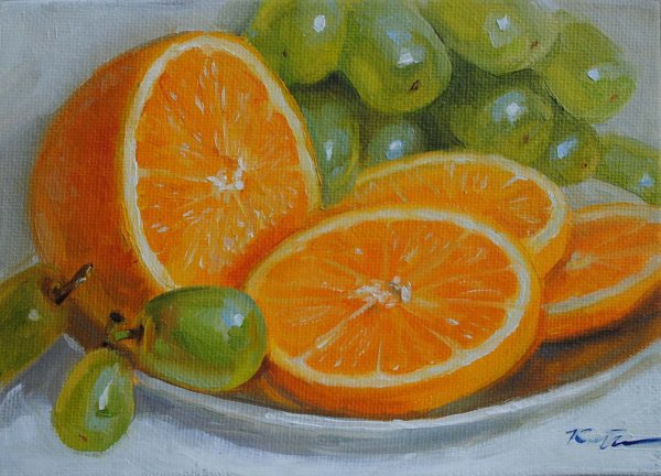 Живопись Elena Katsyura виноград