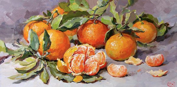 Елизавета Залегина мандарины