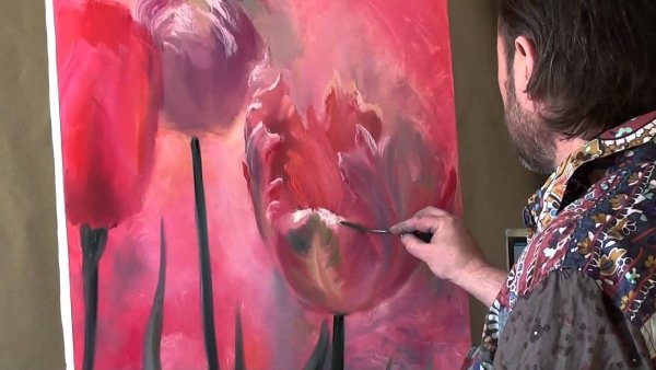 Мастер класс Игоря Сахарова тюльпаны