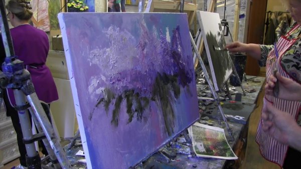 Художник Сахаров сирень