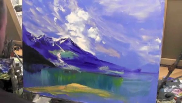 Игорь Сахаров художник картины мастихином