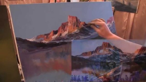 Живопись маслом горы Игорь Сахаров