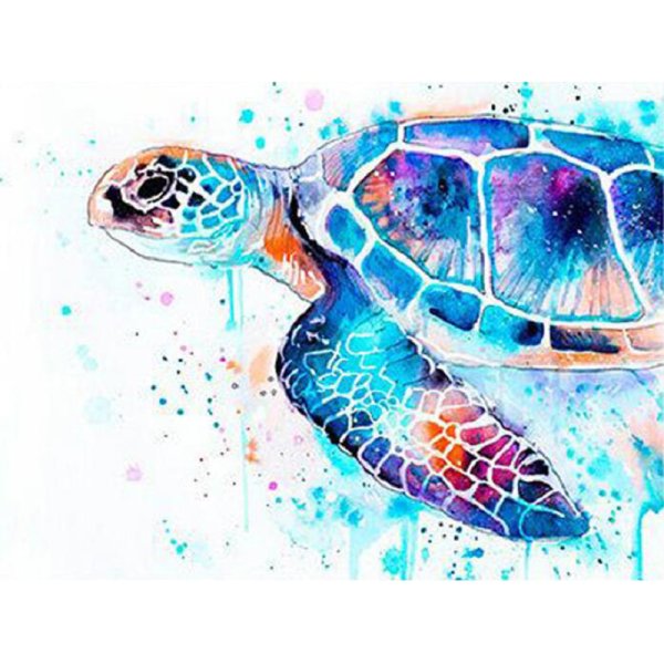 Морская черепаха акварель