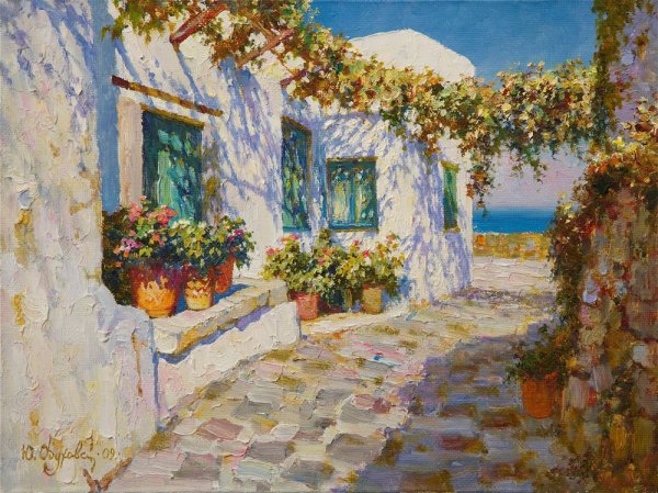 Юрий Обуховский Солнечный пейзаж