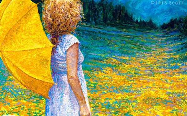 Художница Айрис Скотт (Iris Scott) пейзаж