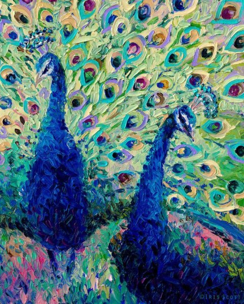 Художница Айрис Скотт (Iris Scott)лес