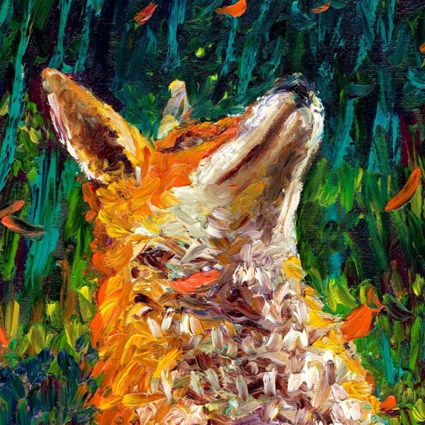 Пуантилизм лиса