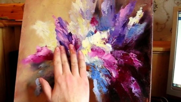 Картины пальцами своими руками