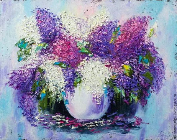 Живопись мастихином техника