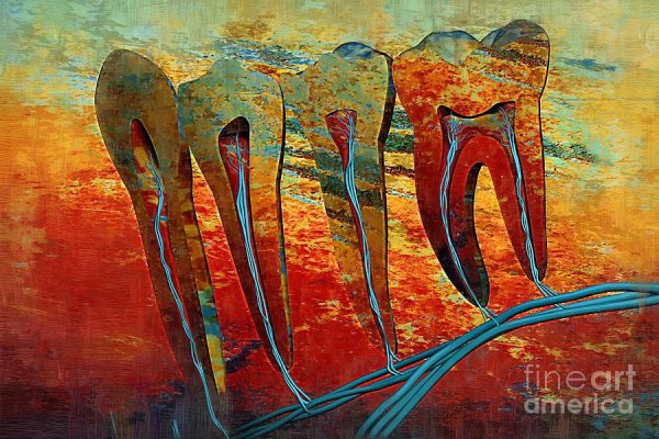 Картины абстрактные зуб