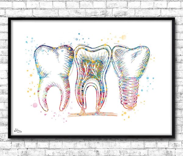 Зуб картина