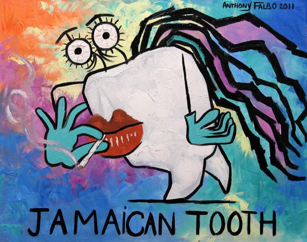 Зубы рисунки от художника