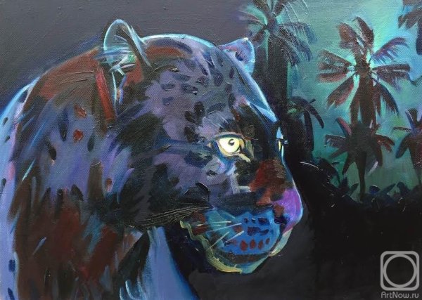 Пантера живопись художник