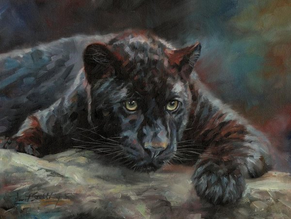 Пантера картина маслом