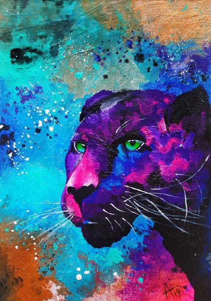 Пантера живопись