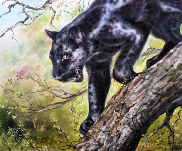 Пантера живопись