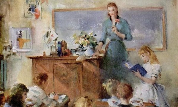 Учительница живопись