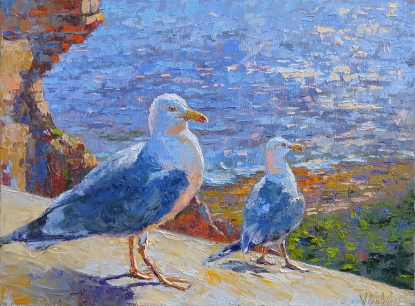 Чайка живопись Импрессионизм