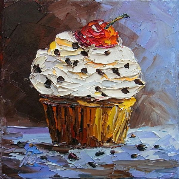 Тортики в живописи