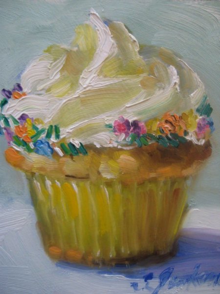 Пирожное живопись