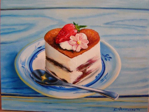 Пирожное маслом