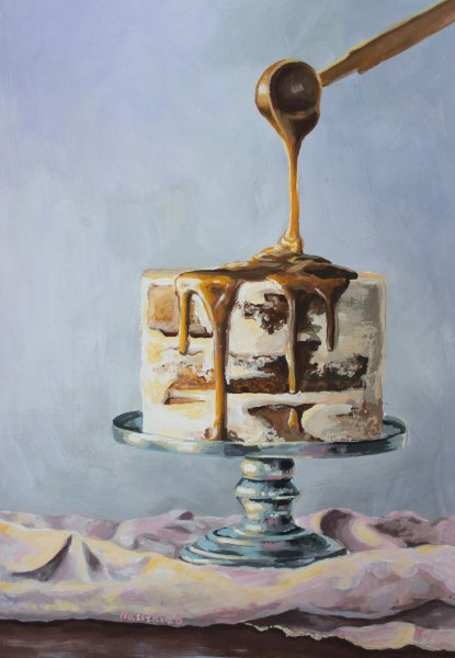 Торты с картинами художников