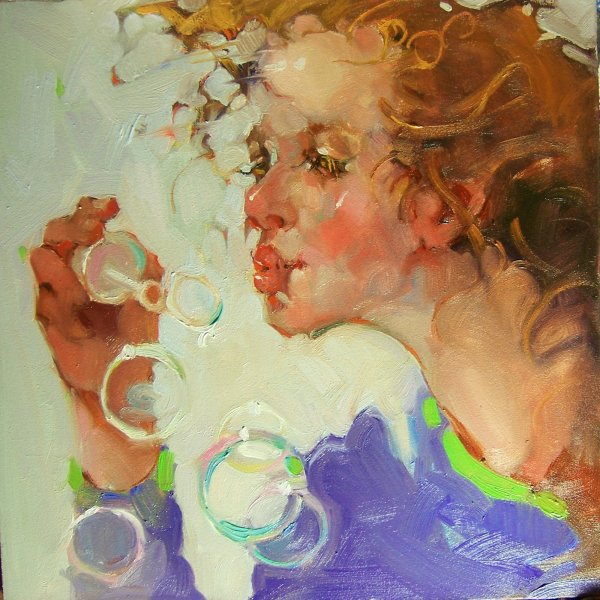 Пузыри акварелью