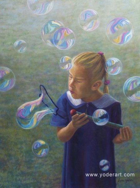 Пузыри акварелью