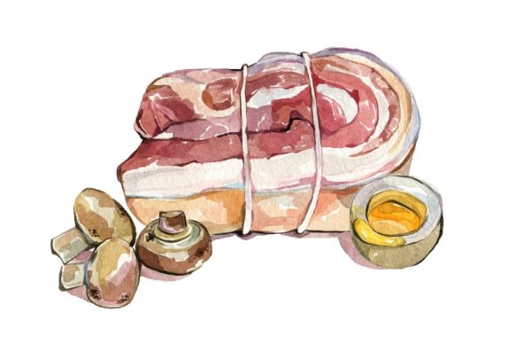 Нарисовать кусок мяса