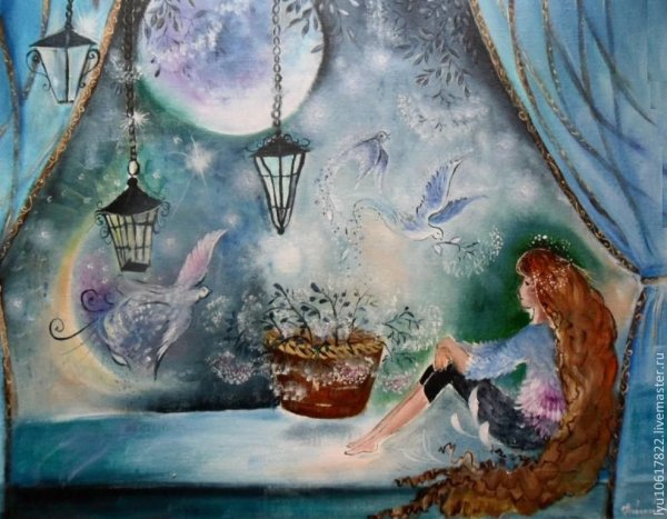 Волшебные рисунки акварелью