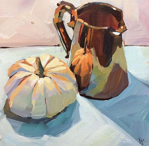 Этюды гуашью натюрморт