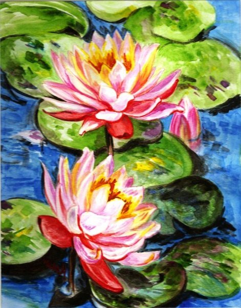 Моне Лотосы кувшинки