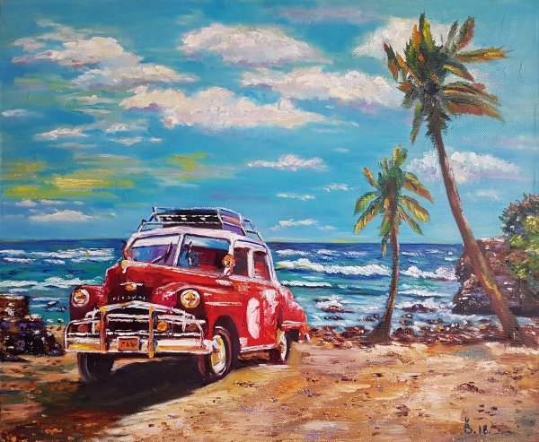 Куба картины маслом